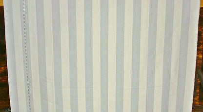 Grey Blue Herringbone Stripe Fabric