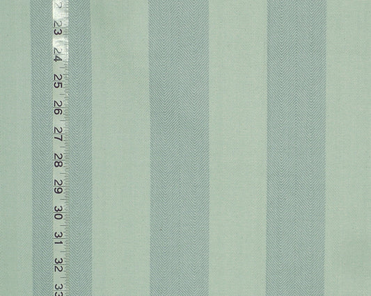 Blue Aqua Herringbone Stripe Fabric