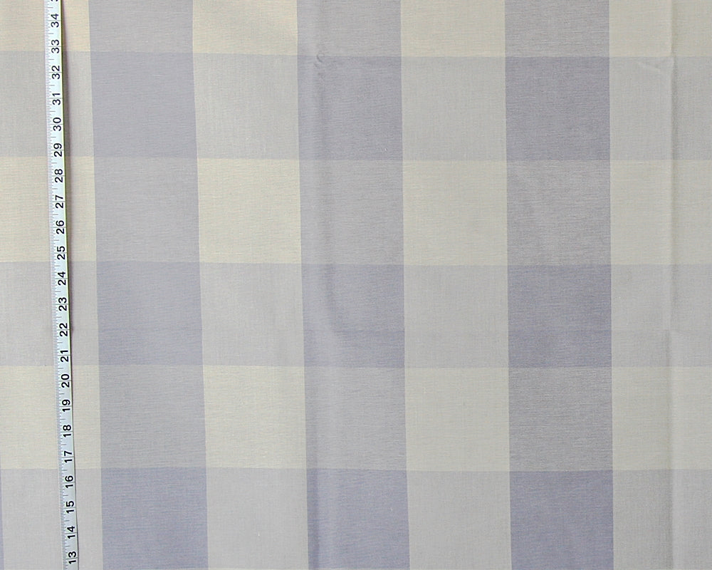 4" Large Purple Buffalo Check Fabric, Wisteria