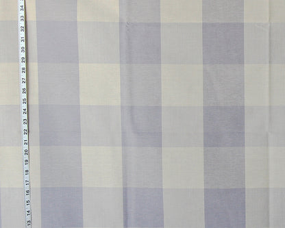 4" Large Purple Buffalo Check Fabric, Wisteria