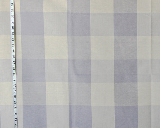 4" Large Purple Buffalo Check Fabric, Wisteria