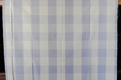 4" Large Purple Buffalo Check Fabric, Wisteria