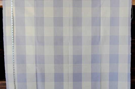 4" Large Purple Buffalo Check Fabric, Wisteria