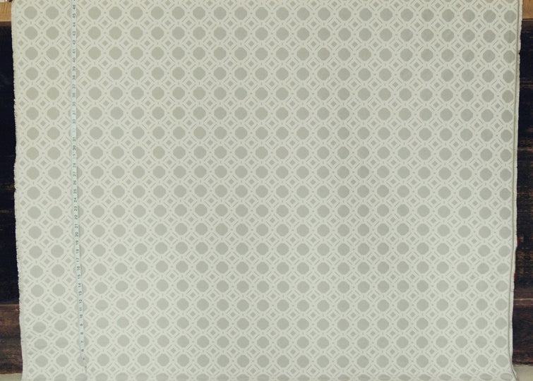 Grey lattice fabric reversible geometric woven upholstery