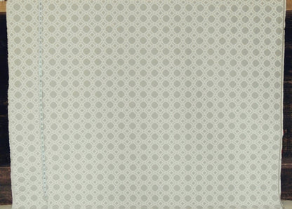 Grey lattice fabric reversible geometric woven upholstery