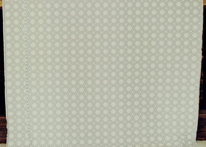Grey lattice fabric reversible geometric woven upholstery