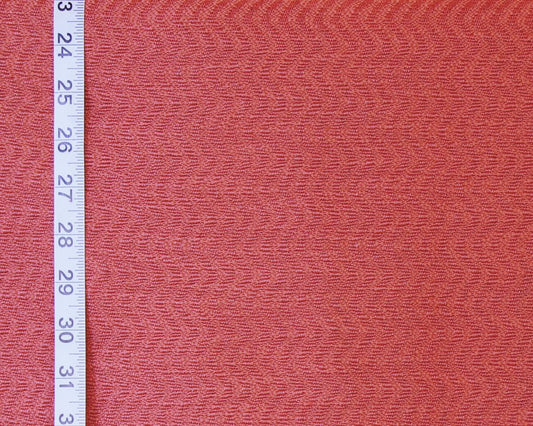 Clarence House Orange Tone on Tone Striped Upholstery Fabric Salina