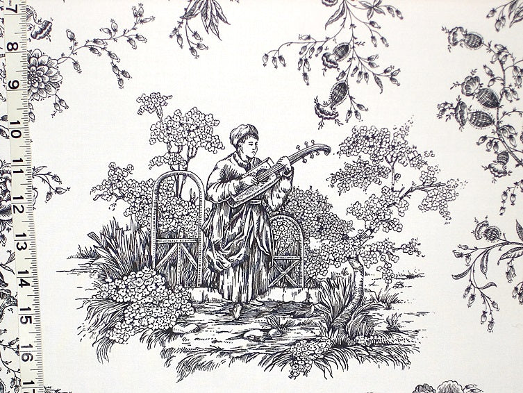 Schumacher Fabric Oriental Toile Chinoiserie 