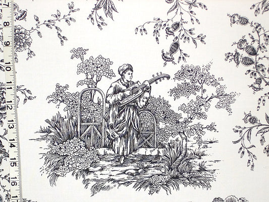 Schumacher Fabric Oriental Toile Chinoiserie 