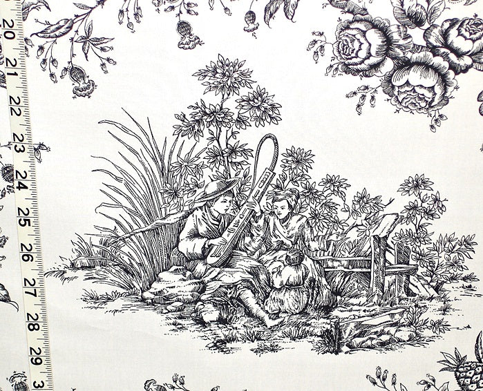 Schumacher Fabric Oriental Toile Chinoiserie 