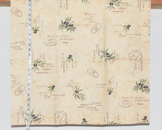 French Provence olive tablecloth table cloth 56" L x 55" W