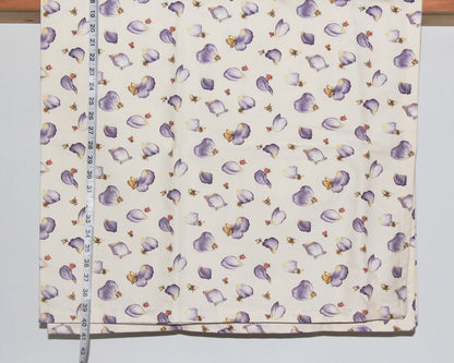 Purple rose petal insect tablecloth table cloth 52" L x 52" W