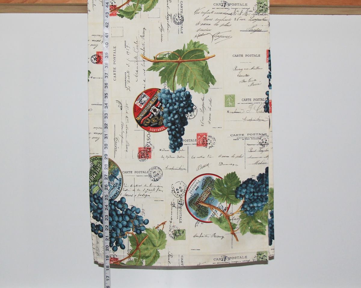 French grape table runner 60"