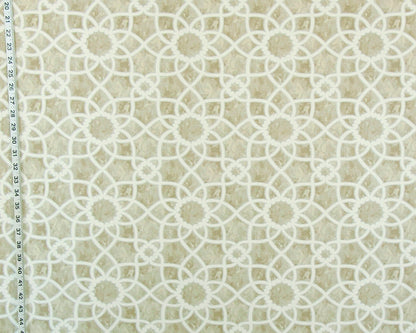 Brown Lattice Scroll Fabric Trellis Tile Watercolor