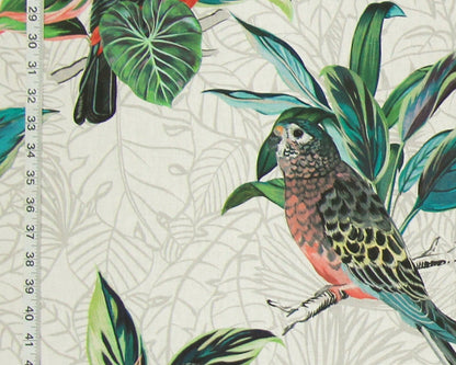 Toucan parrot parakeet budgie fabric tropical jungle