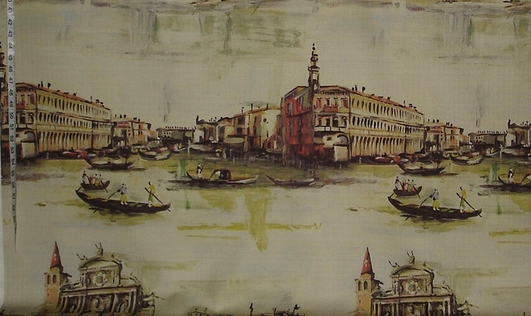 Venice Fabric Antique Italian Painting
