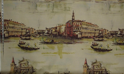 Venice Fabric Antique Italian Painting