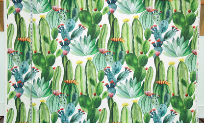 Cactus fabric southwestern style