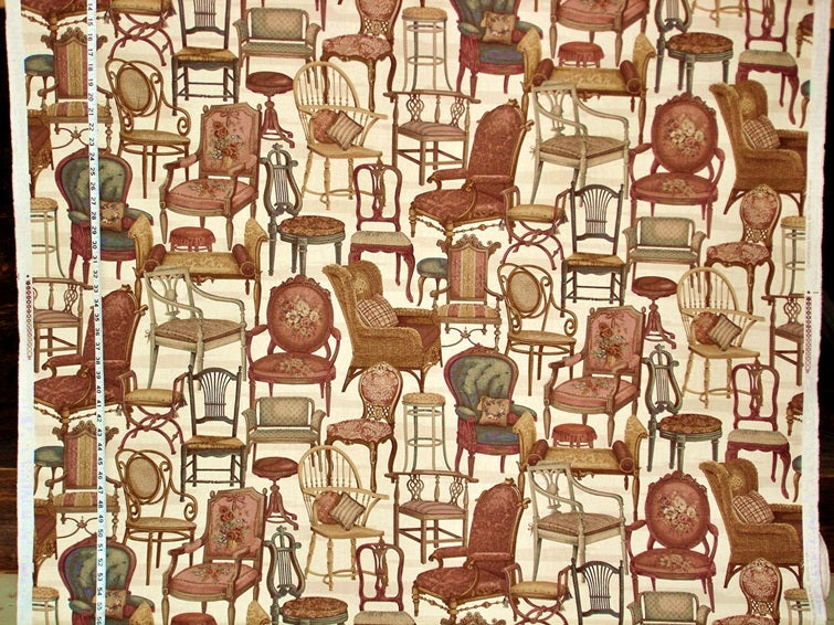 Novelty Vintage Chair Fabric