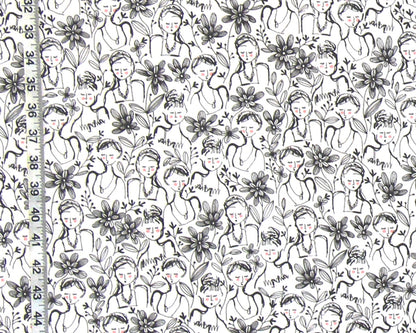 French girl fabric