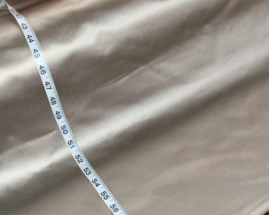 Clarence House fabric silk satin grey taupe Arielle mushroom