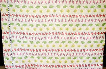 Coral, Sea Shell Tropical Upholstery Fabric