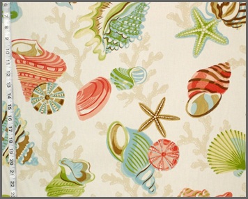 Funky Seashell Fabric