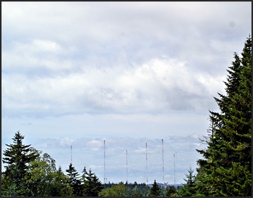 Cutler Naval Station towers