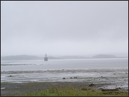 Lubec Maine Channel Marker Lighthouse
