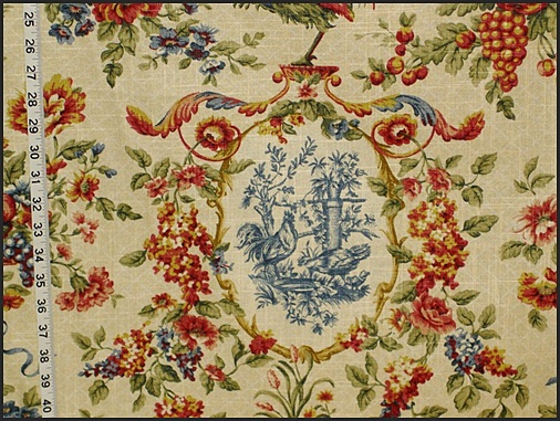 Waverley Fabric Saison de Printemps French Country Upholstery Decor by the Yard 