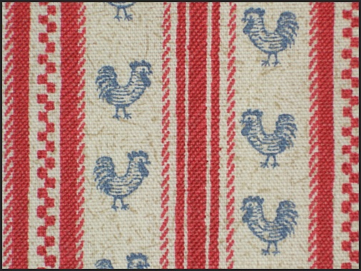 COVINGTON'S CHICKEN TICKING STRIPE FABRIC