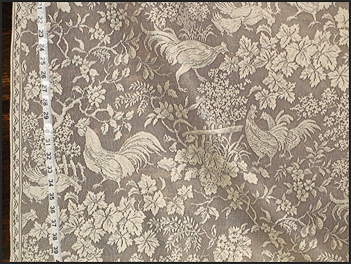 Lace Chicken Toile Fabric