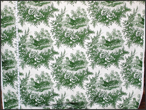 Stroheim and Romann Country Rooster Fabric