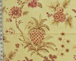 Williamsburg Fabric colonial Portsmith Pineapple Remnant 2 1/3 yds