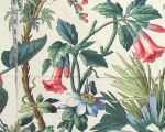 Schumacher fabric tropical floral Palmetto Garden 2 Remnants