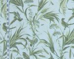 Schumacher Greeff bird meadow fabric Spring Willow 1 yd, 30"