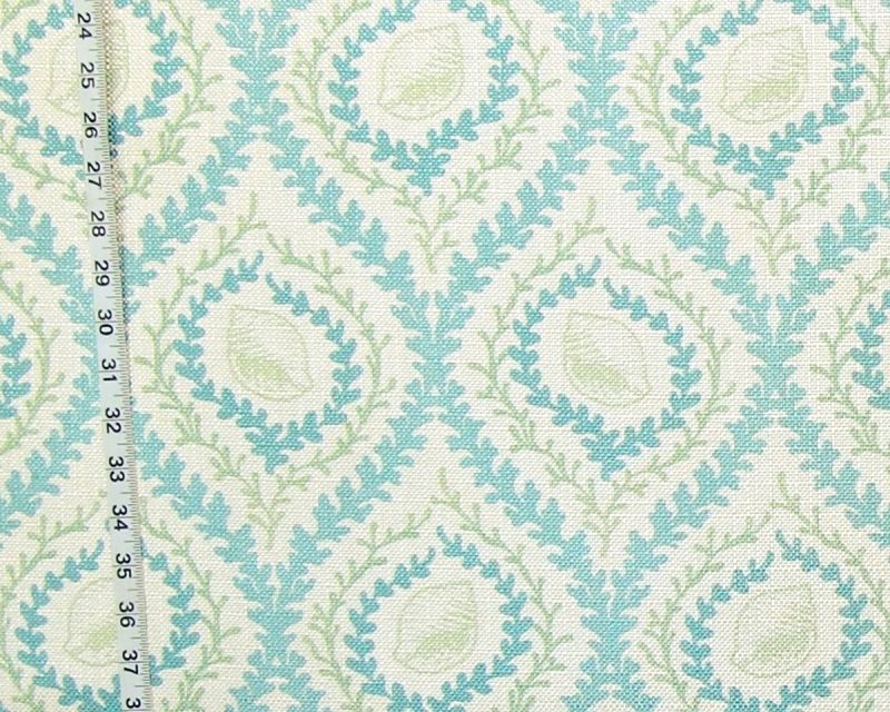 BLUE and GREEN SHELL FABRIC