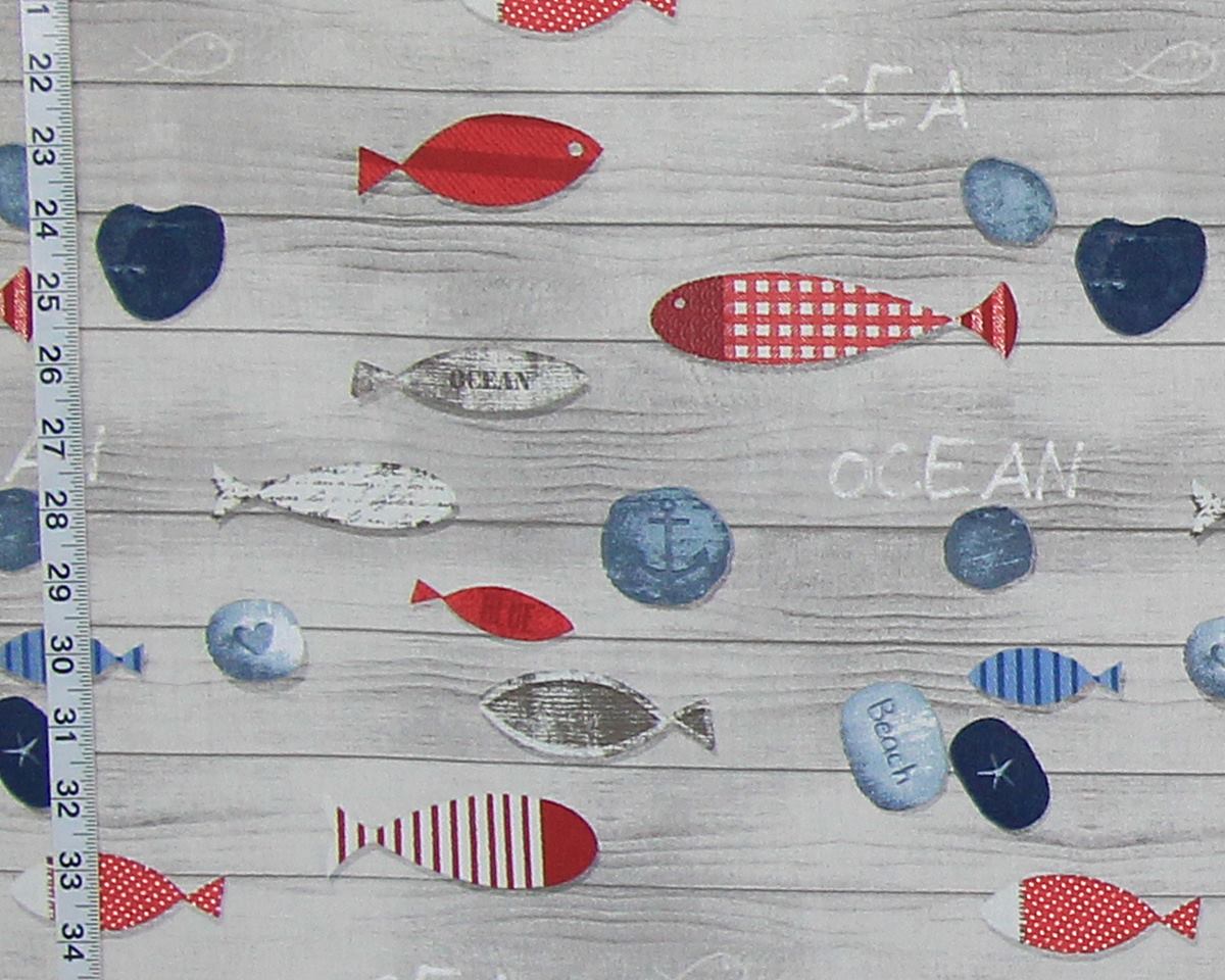 BEACH SEA SHORE FABRIC