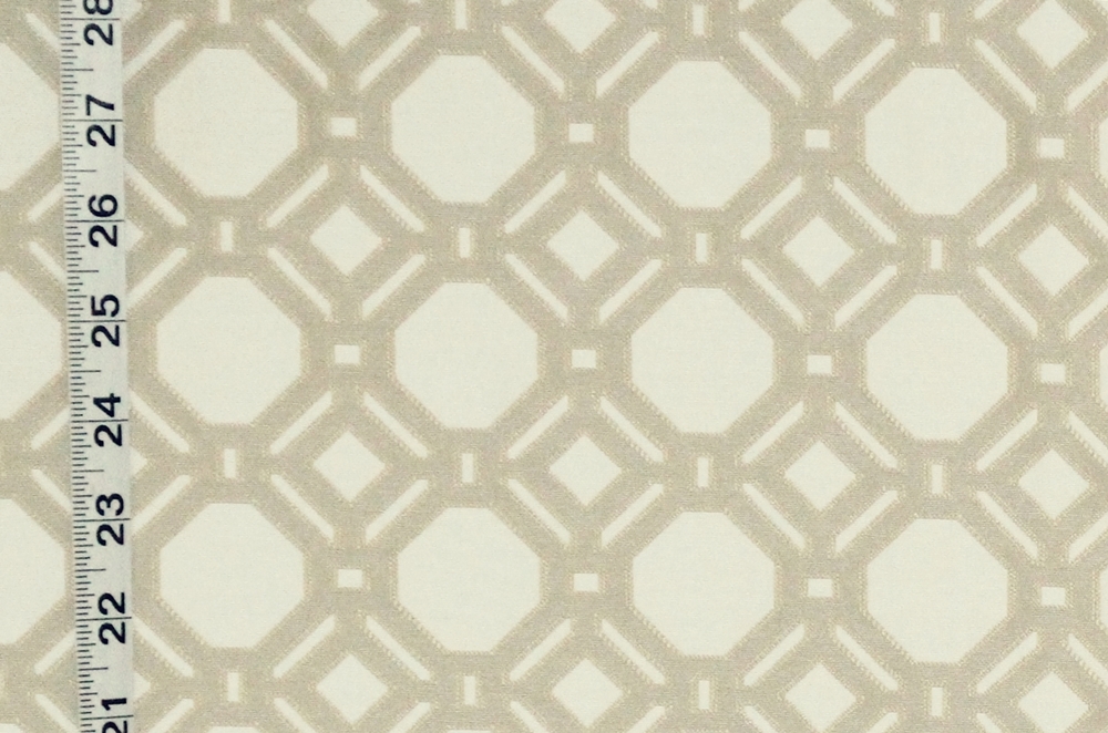 BEIGE LATTICE UPHOLSTERY FABRIC