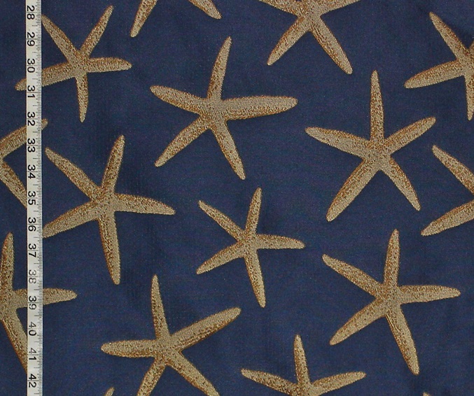 BLUE STARFISH FABRIC