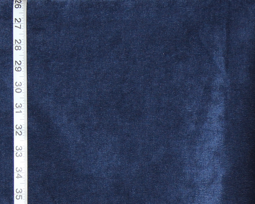 Blue Plush Velvet Fabric