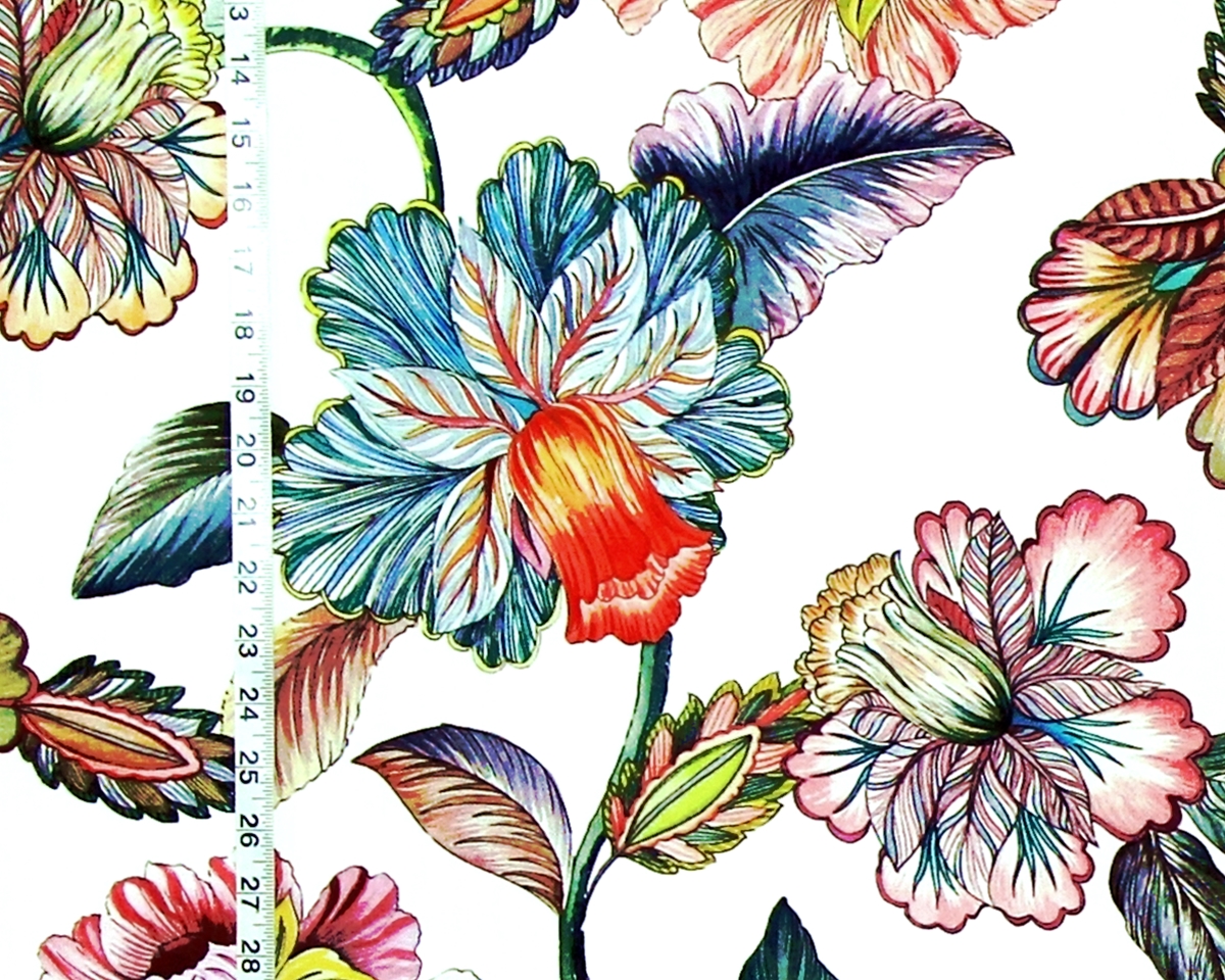 TROPICAL FLORAL FABRIC