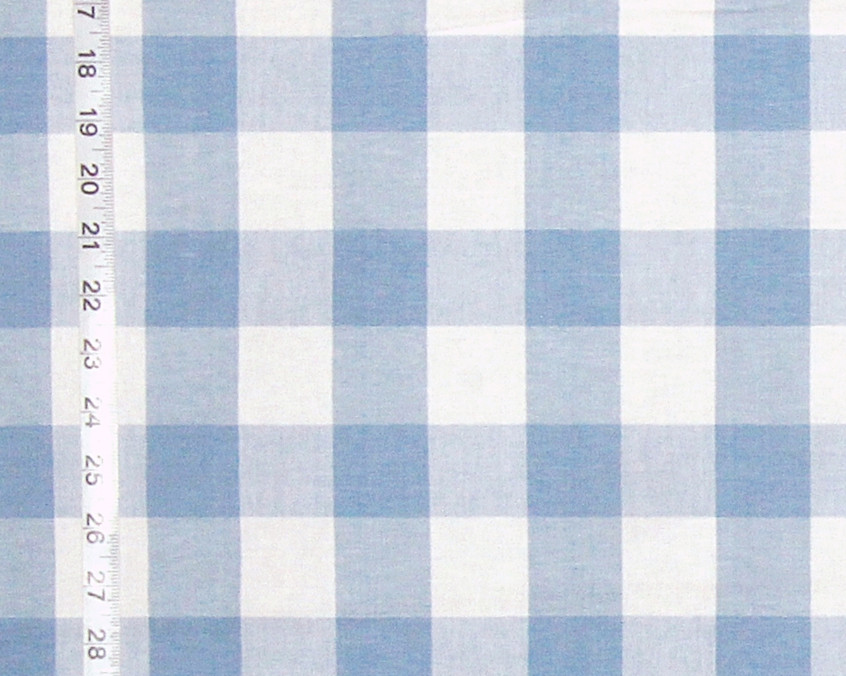 BLUE CHECK FABRIC