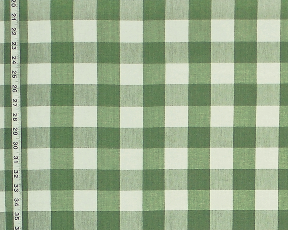 GREEN BUFFALO CHECK FABRIC