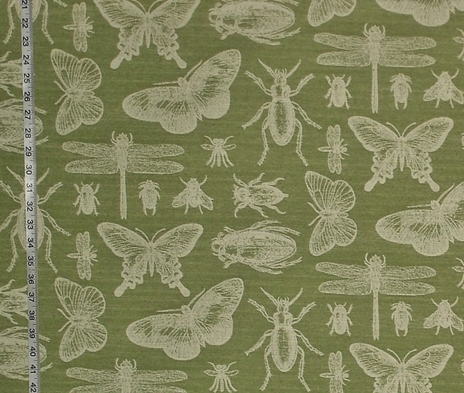 Green Bug Fabric