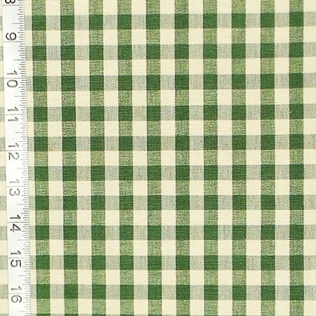 GREEN CHECKED FABRIC
