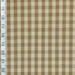 Brown tan checked fabric tea stained RT-Chest-Tobacco