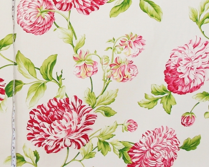 Pink Camellia Fabric