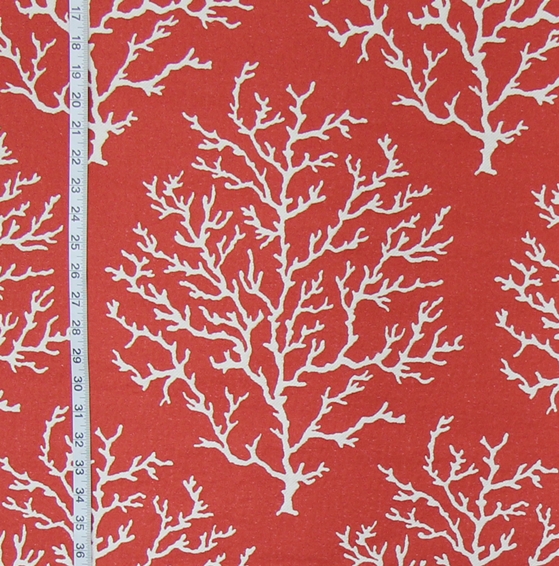 ORANGE CORAL FABRIC- 50% off