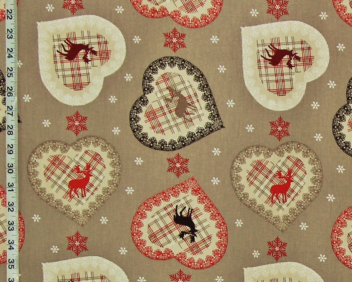 DEER HEART CHALET FABRIC